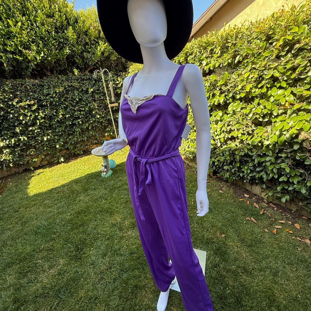 Elegant Purple Jumpsuit